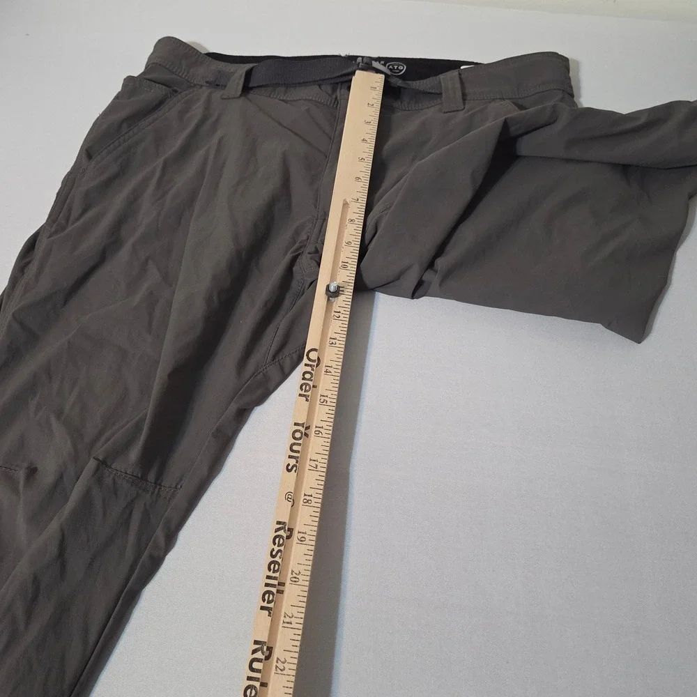 Wrangler ATG Pants Mens 34x30 Gray All Terrain Gear Hiking‎ Nylon Stretch